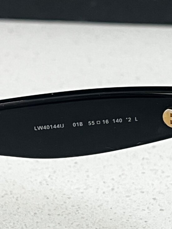 Loewe LW40144U 01B Aviator Frame black Sunglasses main image 6